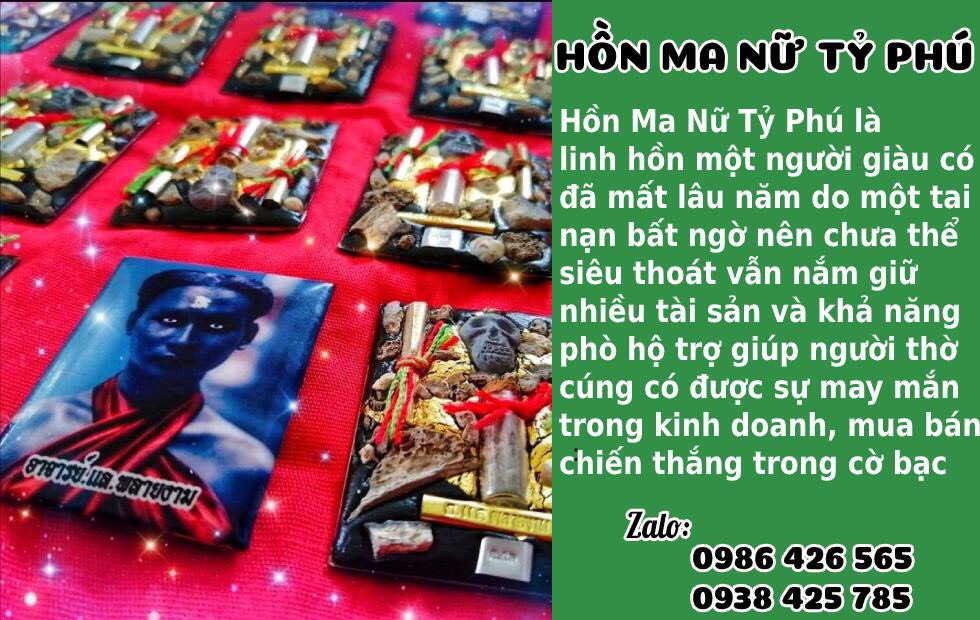 Bùa hồn ma nữ tỷ phú