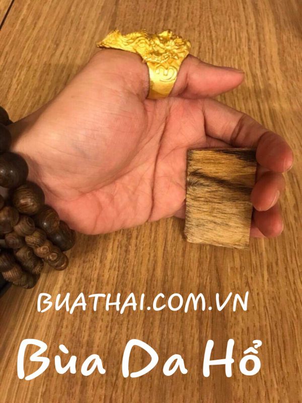 BÙA TÀI LỘC MẠNH NHẤT - BÙA DA HỔ THÁI LAN